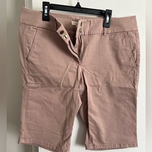 Loft Size 8 shorts, blush pink